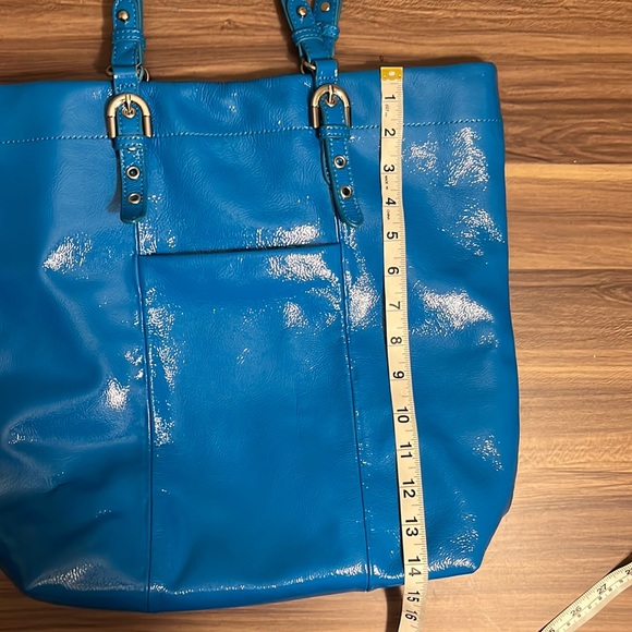 Badgely Mischka blue shoulder bag - Picture 7 of 16